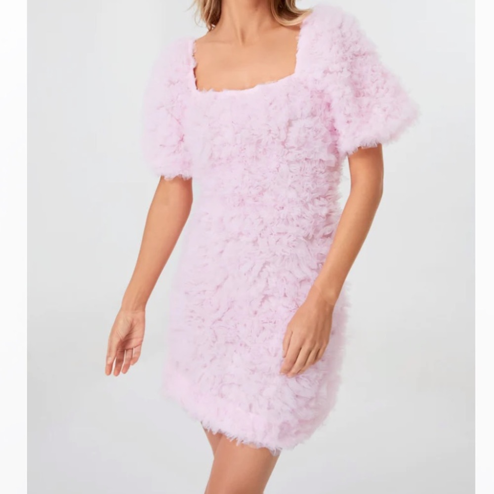 Hyacinth House/Tuckernuck *brand new* pink textured Cora mini dress